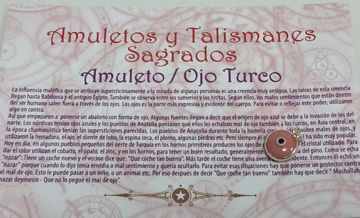 Imagen de AMULETO DE PLATA OJO TURCO ROSA 10MM