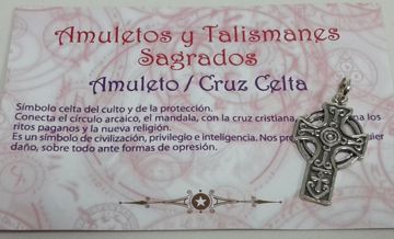 Imagen de AMULETO DE PLATA CRUZ CELTA 31MM