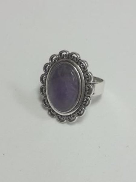 Imagen de Anillo de poder con amatista