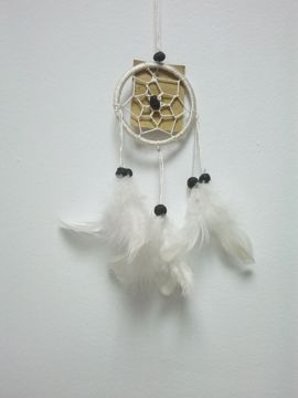 Imagen de Atrapasueños 6,3cm blanco