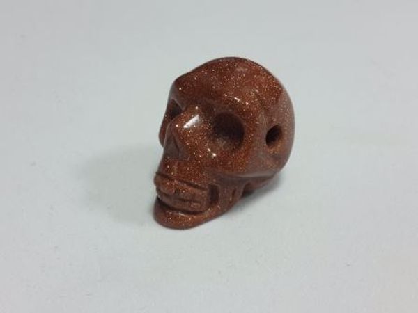 Imagen de Colgante calavera de piedra natural piedra sol