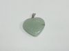 Imagen de Colgante de piedra natural en forma de corazón Jade