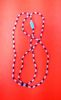 Imagen de COLLAR CANDOMBLE BLANCO MARRON