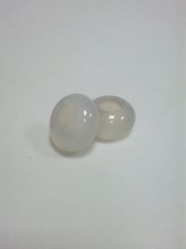 Imagen de Colgante tipo Pandora de Agata gris 14X7,5 mm