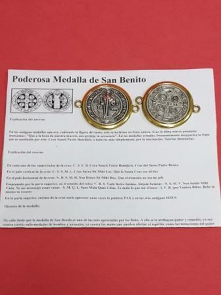 Imagen de PODEROSA MEDALLA DE SAN BENITO 36MM