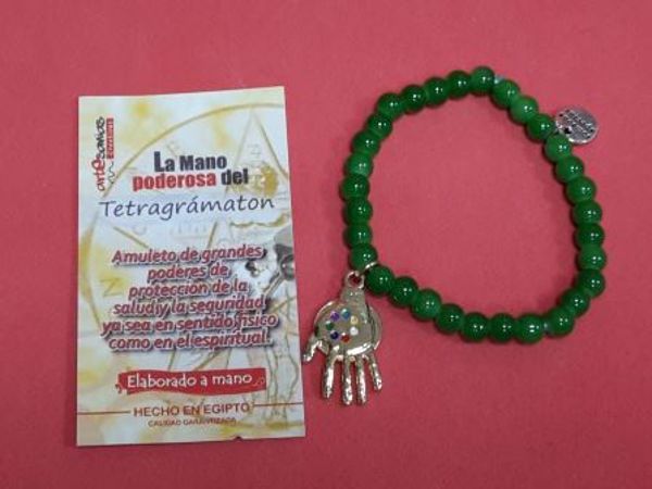 Imagen de PULSERA MANO PODEROSA VERDE