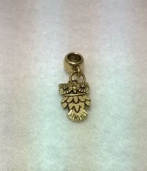 Picture of TALISMAN COLGANTE BUHO DORADO