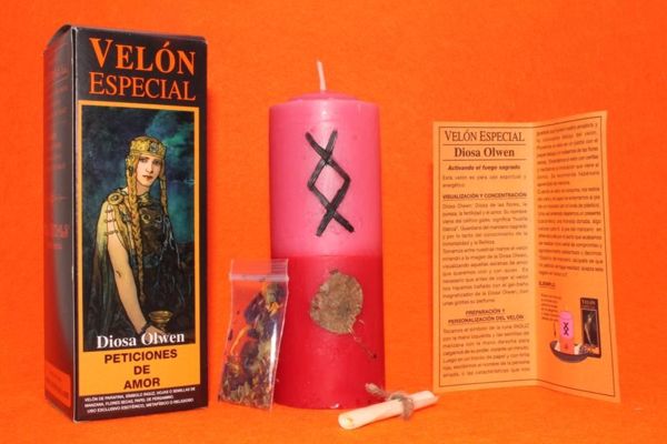 Picture of Velón especial Wicca Diosa Olwen