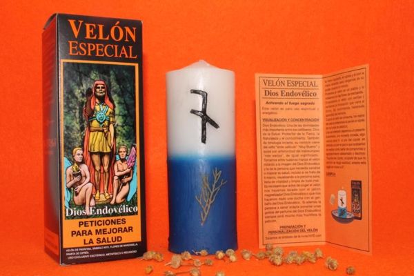 Imagen de Velón especial Wicca Dios Endovélico
