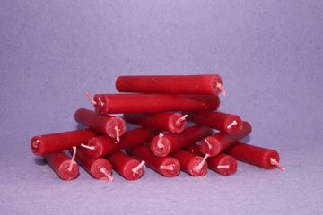 Imagen de Vela Bujía Mini Roja