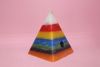 Imagen de Vela pirámide de los deseos 7 colores