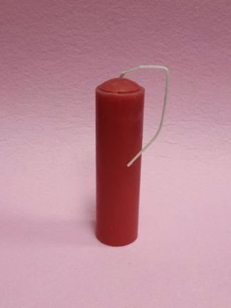 Imagen de Vela cohete rojo / Torpedo del Deseo. Con Pólvora. 3,3 X 12 cm