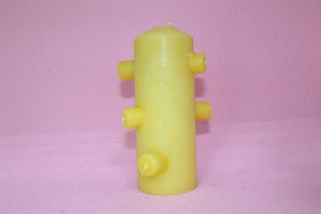 Imagen de Velón 7 mechas amarillo