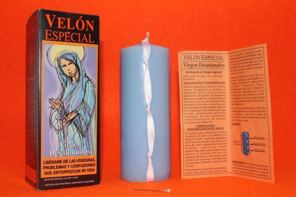 Imagen de Velón especial Virgen Desatanudos