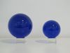 Imagen de Bola de cristal más peana 11cm azul