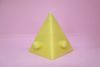 Imagen de Vela pirámide 5 mechas amarilla
