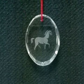 Imagen de COLGANTE HOROSCOPO CHINO CABALLO OV