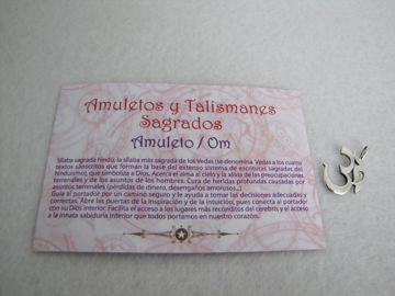 Imagen de TALISMAN OM 24 MM PLATA