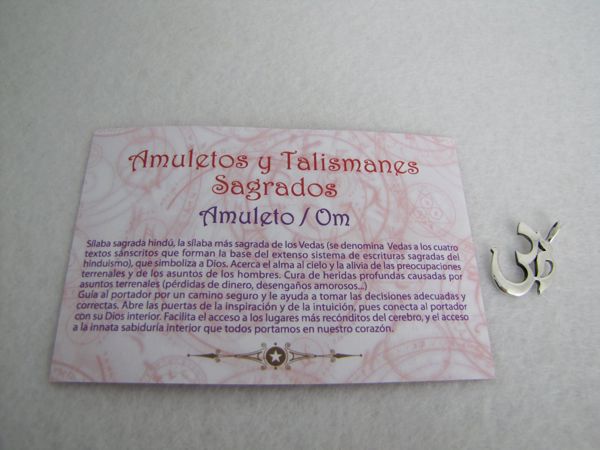 Imagen de TALISMAN OM 24 MM PLATA