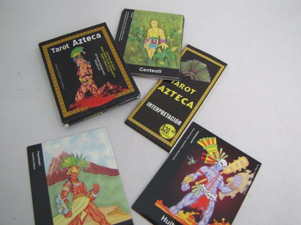 Imagen de Tarot azteca con instrucciones. 