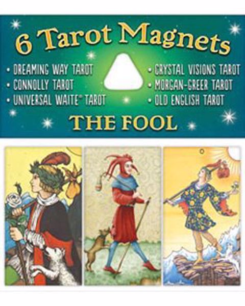 Imagen de 6 IMANES DE TAROT EL LOCO