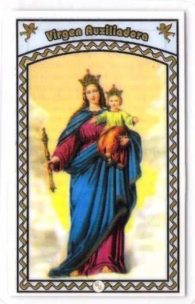 Imagen de VIRGEN AUXILIADORA ESTAMPA