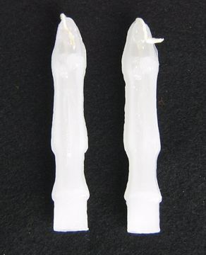 Imagen de VELA SANTA MUERTE BLANCA PARA NOVENARIO