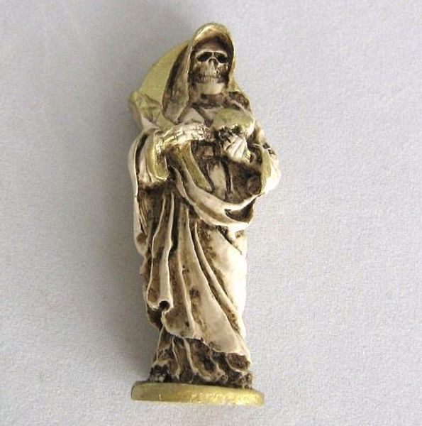 Imagen de IMAGEN SANTA MUERTE COLOR HUESO 74 MMS