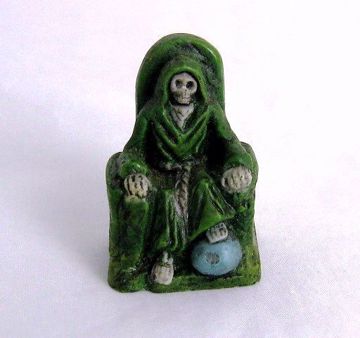 Imagen de IMAGEN SANTA MUERTE VERDE 51 MMS