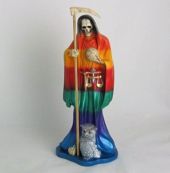 Imagen de IMAGEN SANTA MUERTE 7 COLORES 315 MMS