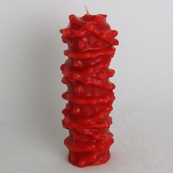 Imagen de VELÓN 1000 NUDOS ROJO 17X6 CMS