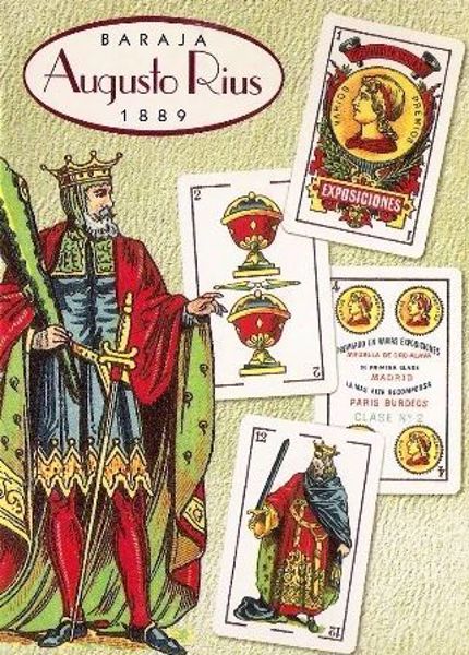 Picture of AUGUSTO RIUS 1889  deck of cards