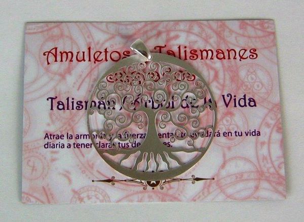 Imagen de TALISMAN ARBOL DE LA VIDA CON ESPIRALES 47 MMS