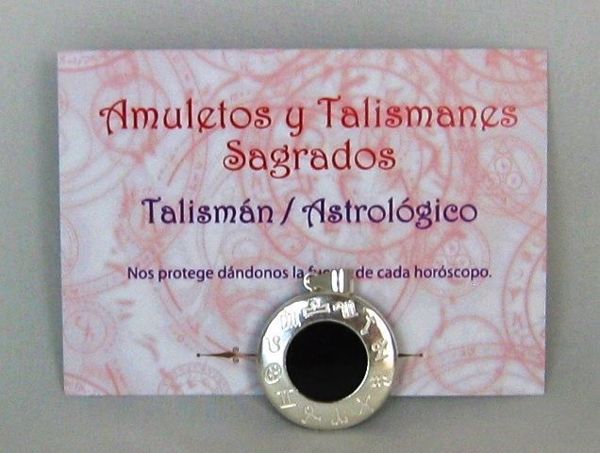 Imagen de TALISMAN PLATA ASTROLOGICO 24 MMS