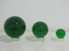 Imagen de Bola de cristal más peana 5 cm verde
