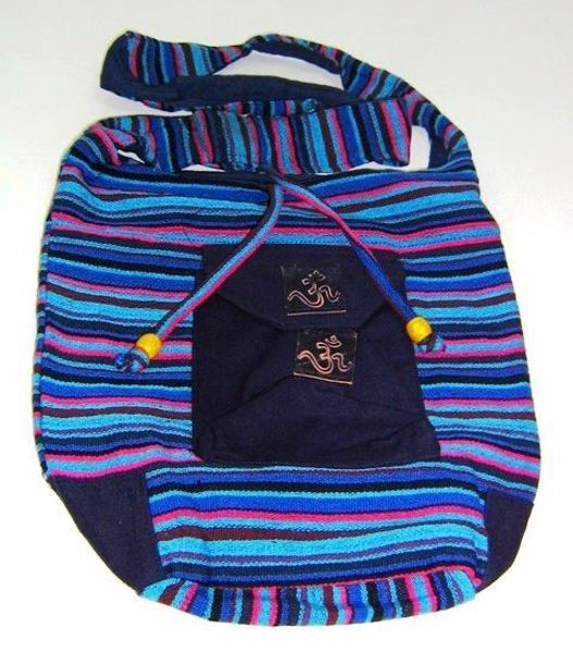 Imagen de BOLSO BANDOLERA CON BOLSILLO AZUL MARINO