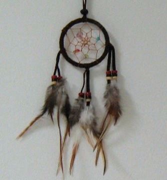 Imagen de Atrapasueños 18 cuentas 6 cms negro