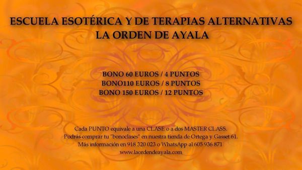 Picture of BONO 8 PUNTOS PARA CLASES EN LA ESCUELA ESOTÉRICA