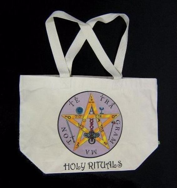 Imagen de BOLSO HOLY RITUALS CON SIMBOLO TETRAGRAMATON