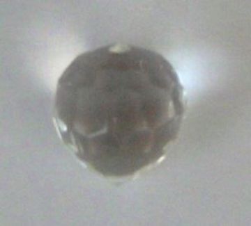Imagen de COLGANTE CRISTAL FACETADO FORMA PIÑA BLANCA 17 MMS