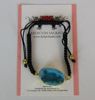 Imagen de PULSERA CORREDERA PIEDRA NATURAL GEODA TURQUESA