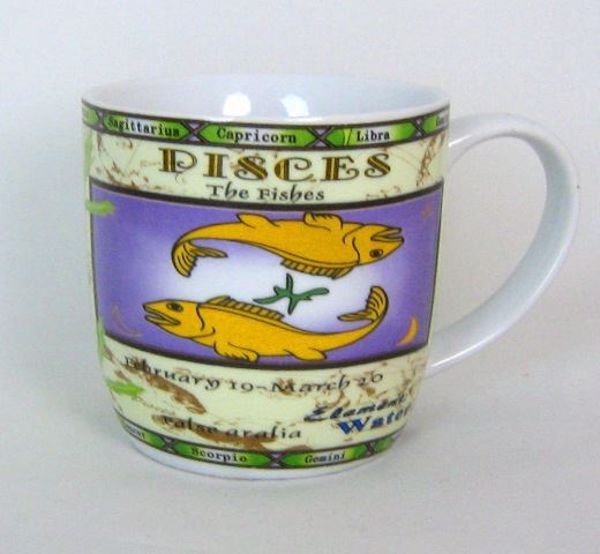 Imagen de TAZA HORÓSCOPO DEL ZODIACO PISCIS