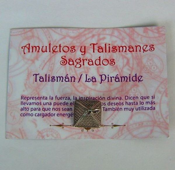 Imagen de COLGANTE TALISMAN PIRAMIDE 16 MMS