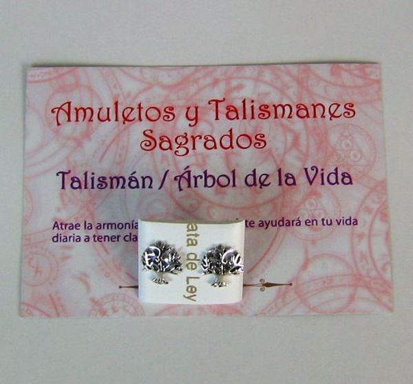 Imagen de PENDIENTE PLATA ÁRBOL DE LA VIDA 11 MMS
