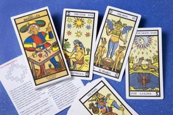 Imagen de TAROT 22 ARCANOS MAYORES TAROT MARSELLA 17 CM