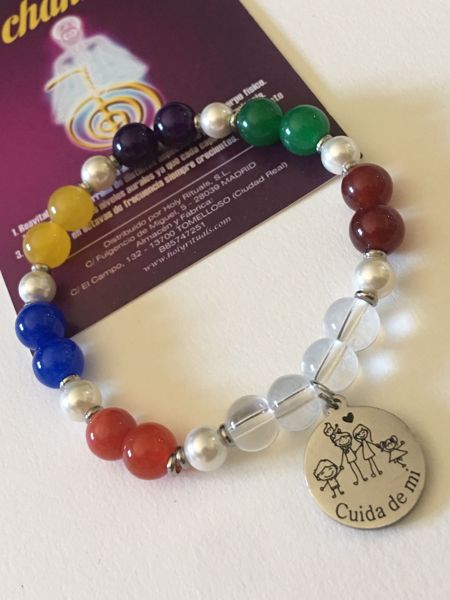 Imagen de PULSERA 7 CHAKRAS CUIDA DE MI. MODELOS EXCLUSIVOS