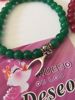 Imagen de  PULSERA HUESO DE LOS DESEOS BOLAS COLOR ROSA 