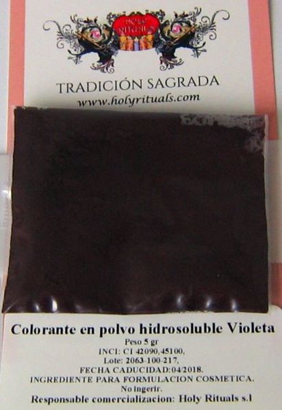 Imagen de COLORANTE EN  POLVO HIDROSOLUBLE VIOLETA 5 GR