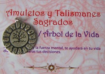 Imagen de Colgante plata árbol de la vida con runas 27 MMS