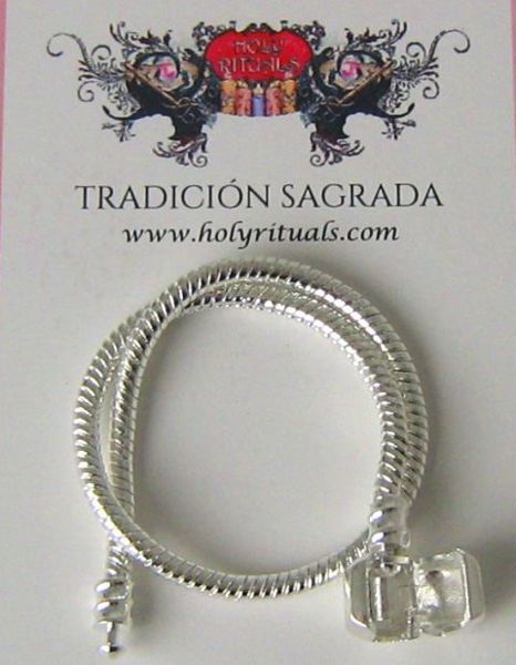 Imagen de PULSERA TIPO PANDORA ZAMAK PLATEADA